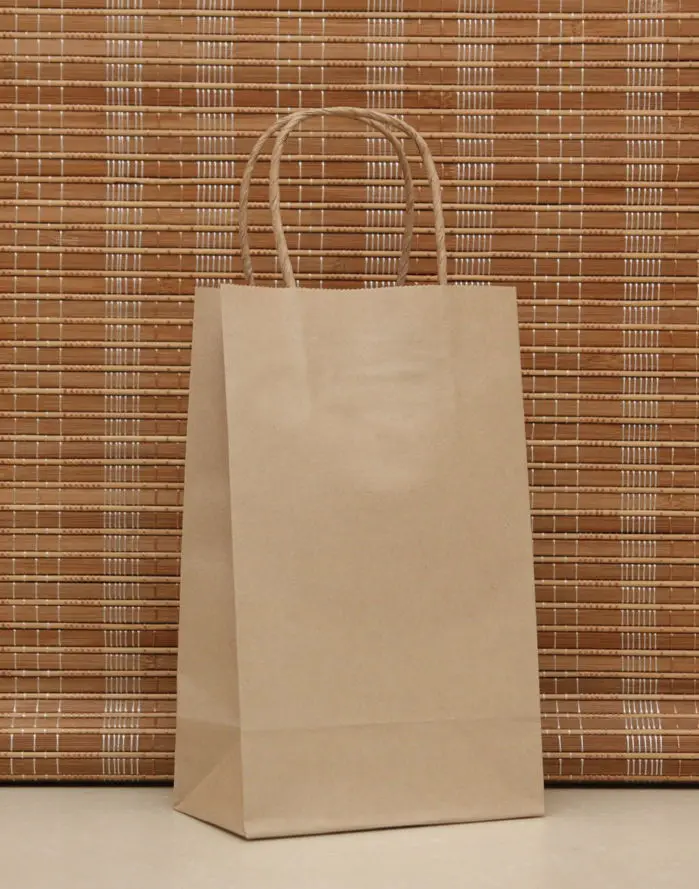 21X15X8cm канцелярский держатель модный Подарочный пакет из крафт-бумаги с