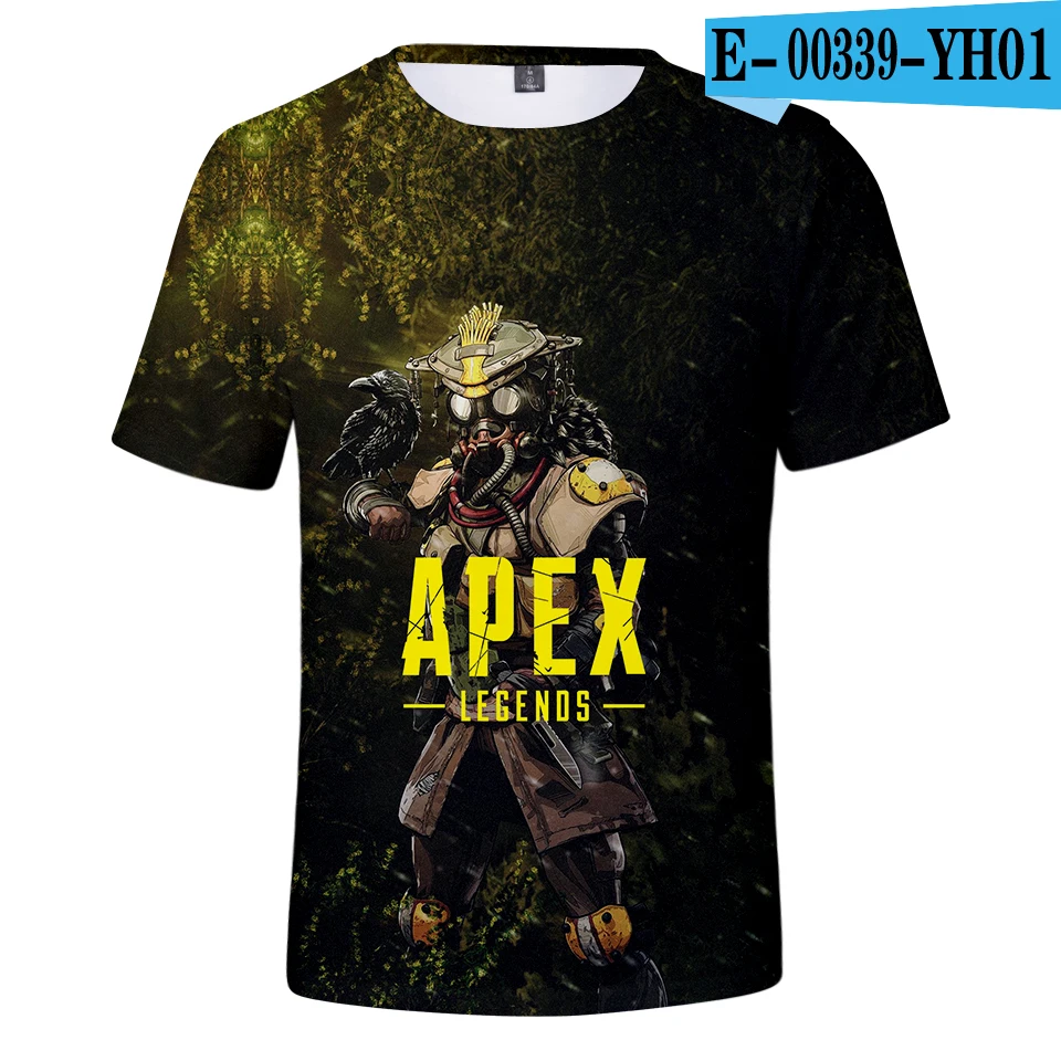 Aikooki 3D Apex Legends футболки для мужчин/женщин Летняя футболка с короткими рукавами футболка для мальчиков/девочек Apex Legends дышащая крутая дизайнерская футболка - Цвет: Красный