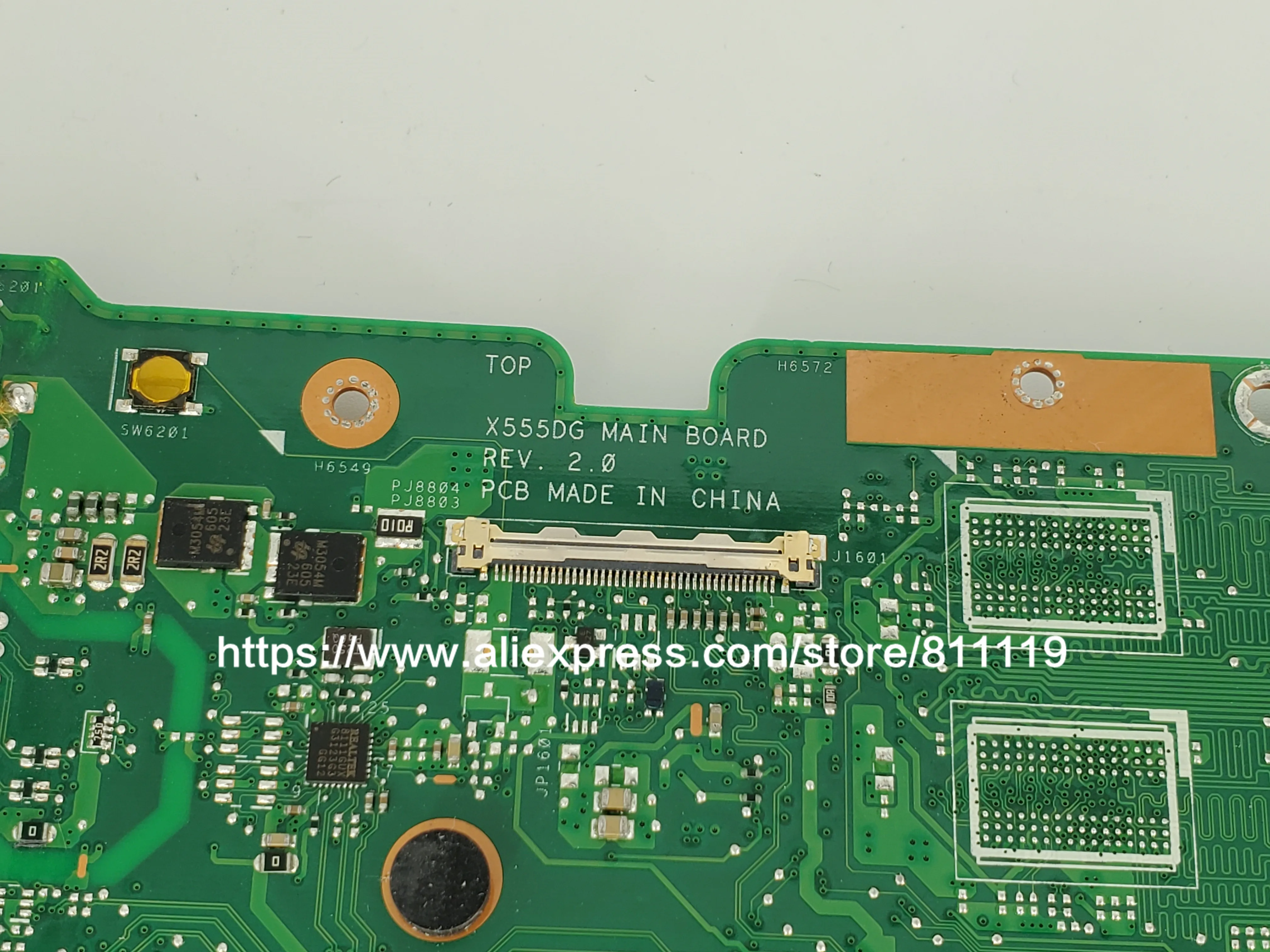 Yourui для ASUS оригинальная материнская плата ноутбука X555DG X555YI REV 2 0 A8 7410 Процессор 4