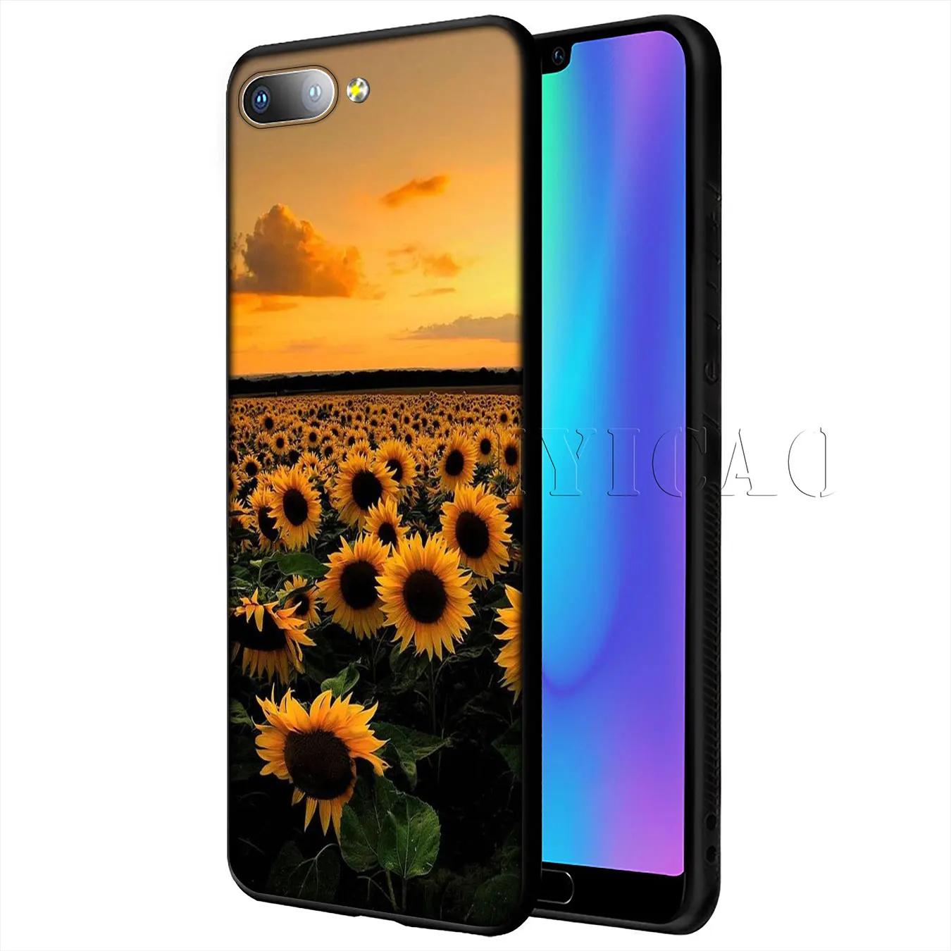 IYICAO цветной чехол для Huawei Y9 Y7 Y6 Prime 2019 Honor 20 8C 8X8 9 9X10 Lite 7C 7X 7A Pro |
