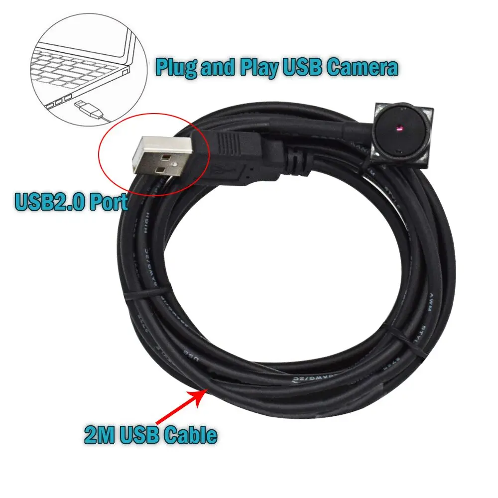 1080P 720p USB камера широкоугольная мини видеокамера CCTV камера с объективом 3,7 мм USB камера мини веб-камера для систем наблюдения