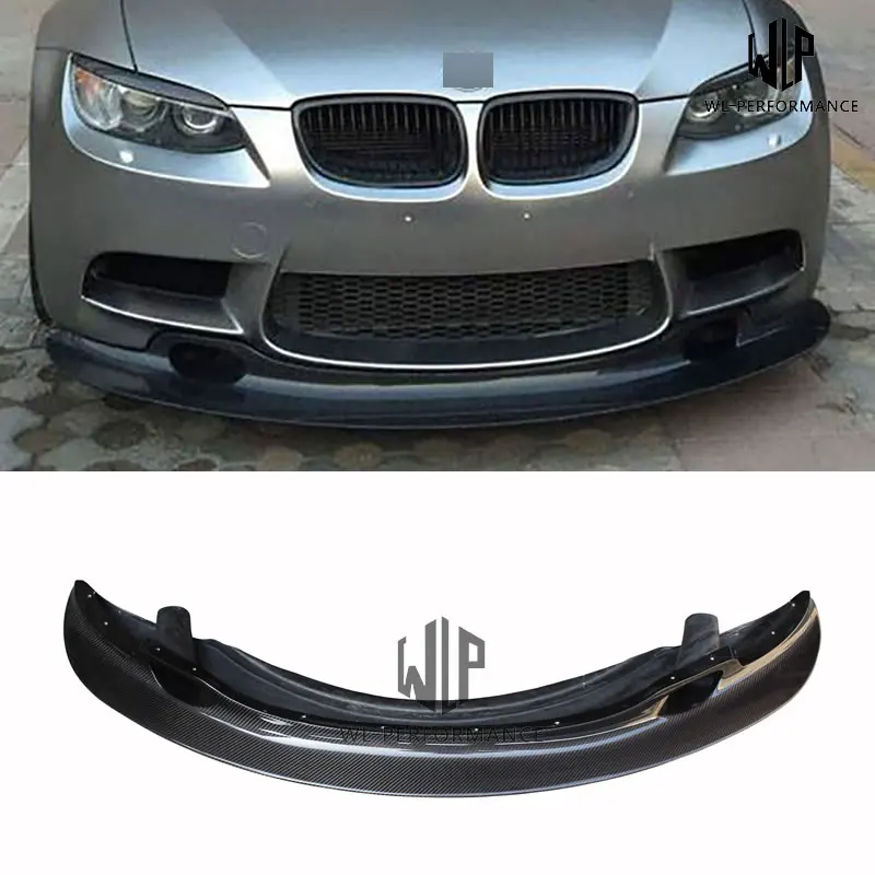 E92 M3 GT4 стиль углеродное волокно передний бампер для губ разветвитель диффузор