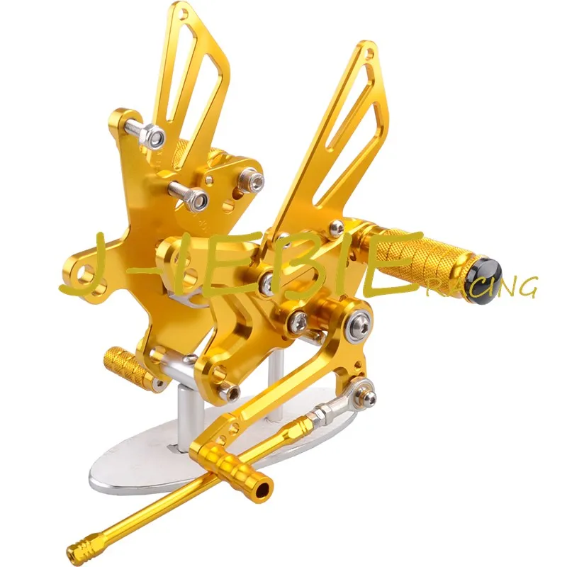 

CNC Racing Rearset Регулируемые задние комплекты подножки подходят для Kawasaki NINJA ZX10R 2011 2012 2013 2014 2015 золото