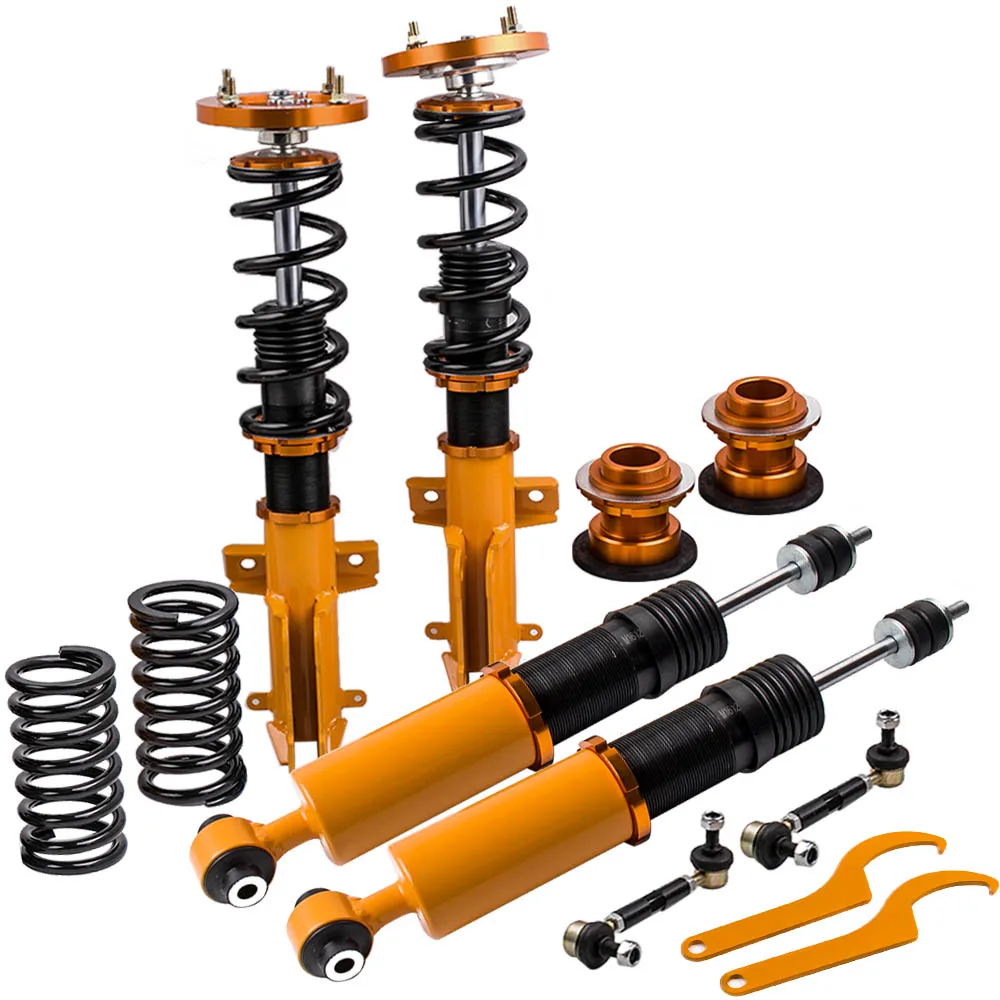 Койловеров подвеска Наборы для 05-14 Ford Mustang 4th Регулируемый развал пластин Coilover