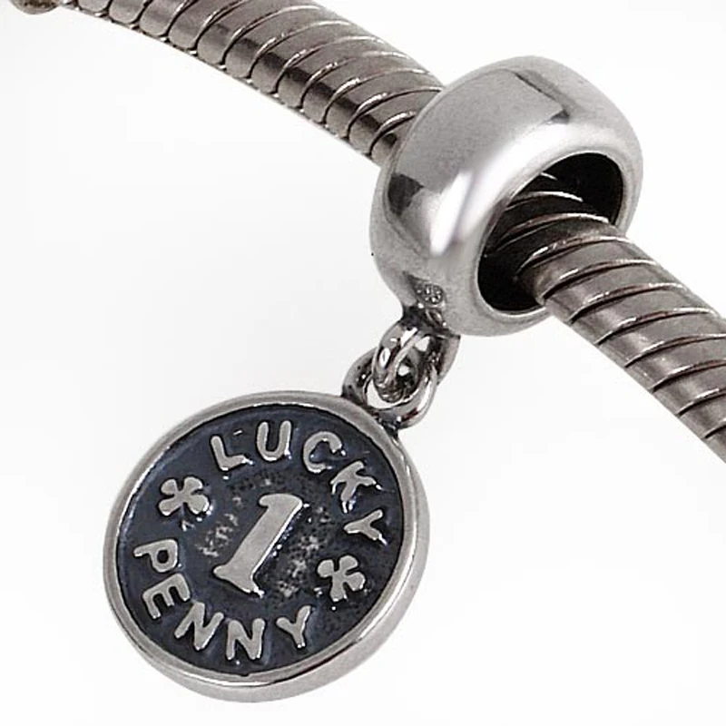 Оригинальные подвески из стерлингового серебра 925 пробы с Пенни DIY бусины