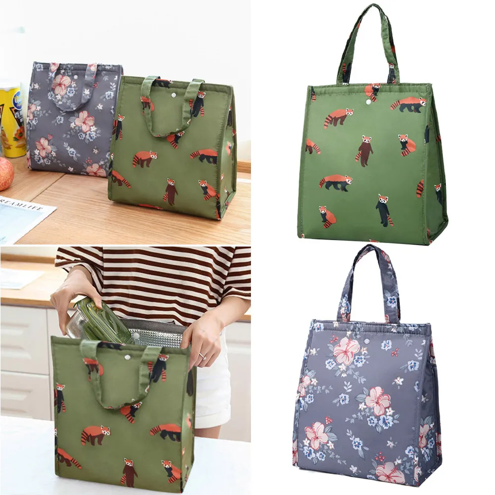 Waterproof Lunch Bag Xiniu 2021 For Women Kids Men Refrigerator Canvas Portable Insulation | Дом и сад