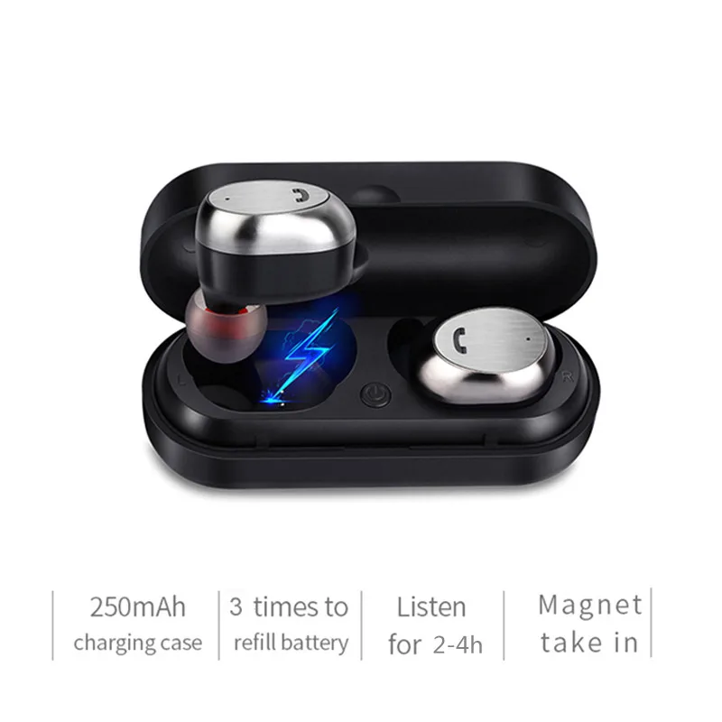 Горячая M9 наушники вкладыши TWS с Беспроводной Bluetooth подавление шума микрофона