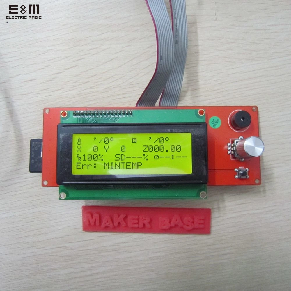 E & M DIY ЖК дисплей модуль 3D принтеры Экран Запчасти RepRap Рампы 1.4 2004 Smart контроллер