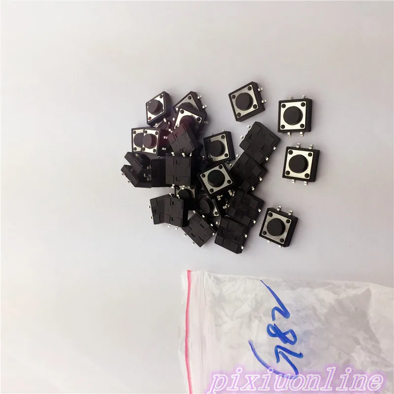 Тактильный кнопочный микро переключатель G82Y 30 шт./лот 12x12x5 мм 4PIN SMT G82 самосброс DIP