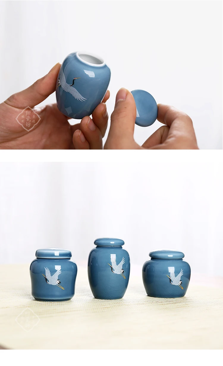 Кран керамический ПЭТ костяной золы банка маленькая банка|Гробы и урны для