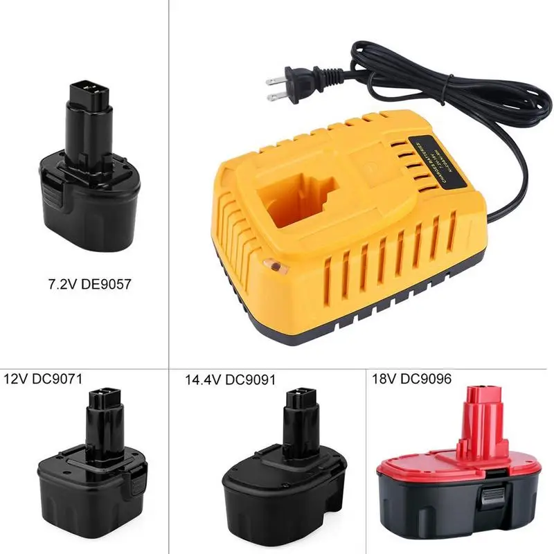 Электрический инструмент зарядное устройство DC9310 для DEWALT 7 2 V 18V NiCad & NiMh батарея