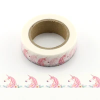 1pc masking washi tape paper collection unicorn diy crafts scrapbooking bullet journal planner gift wrapping