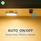 ПВХ умный датчик двери 2,5 Вт датчик движения 12 В постоянного тока под шкаф гардероб датчик переключатель светодиодный свет ночное освещение