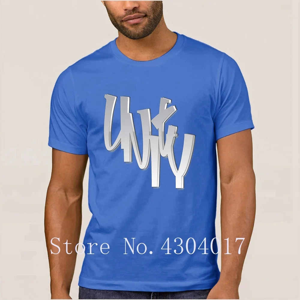 Unity футболка для мужчин с коротким рукавом Новинка Crazy уличная одежда Camiseta