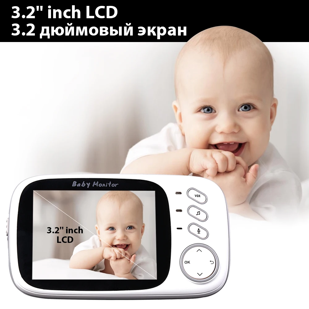 VB603 2 4 Ghz беспроводной 3 inch Electronica Беспроводной Детский монитор Way аудио 5M IR