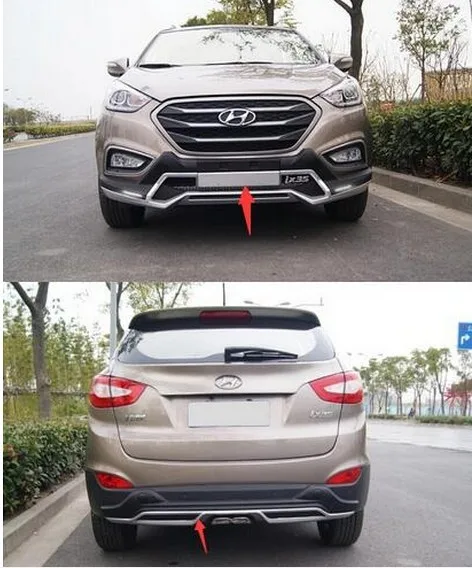 Бутик Светодиодные фонари передние Задние бампера Протектор skid plate бар служит