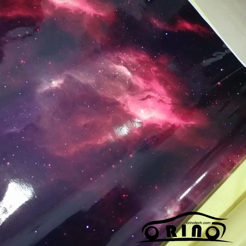 Глянцевая виниловая пленка ORINO для Galaxy Space наклейки-бомбинки автомобиля с