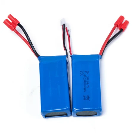 NewArrival 2pcs/lot 7.4v 2000mah Li-po Battery For Syma X8W X8C X8G RC quadcopter drone | Игрушки и хобби