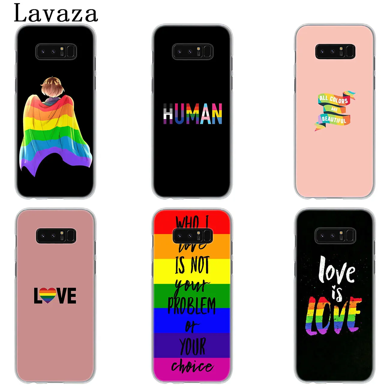Lavaza LGBTQ сердце LGBT love is чехол для телефона с рисунком на тему любви Samsung Galaxy Note 10 9 8 A9