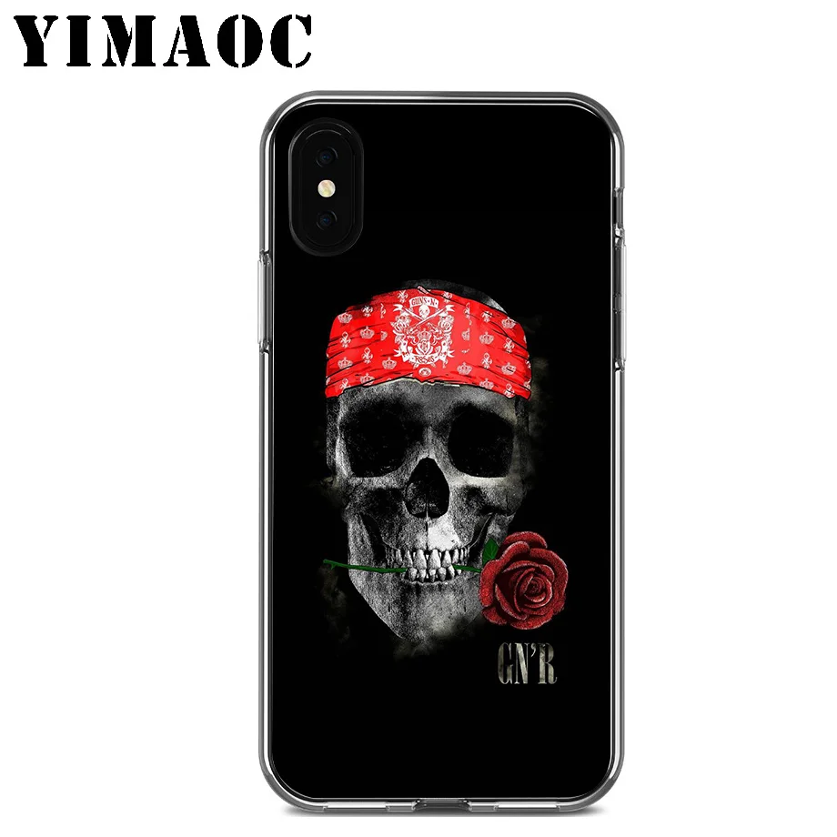 7 Мягкий силиконовый чехол YIMAOC guns n Roses для Apple Iphone 11 Pro Xr Xs Max X 10 8 Plus 7 6S 6 Plus SE 5S 5 7Plus 8 Plus - Цвет: 7
