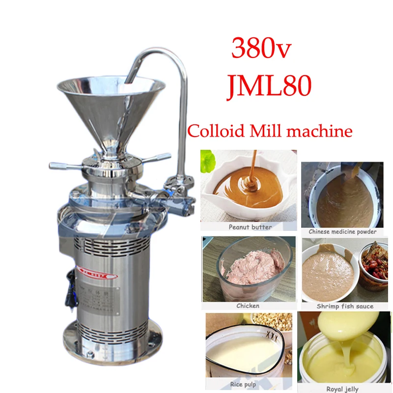 JML80 коллоидная мельница кунжута арахисовое масло шлифовальный станок для соевых