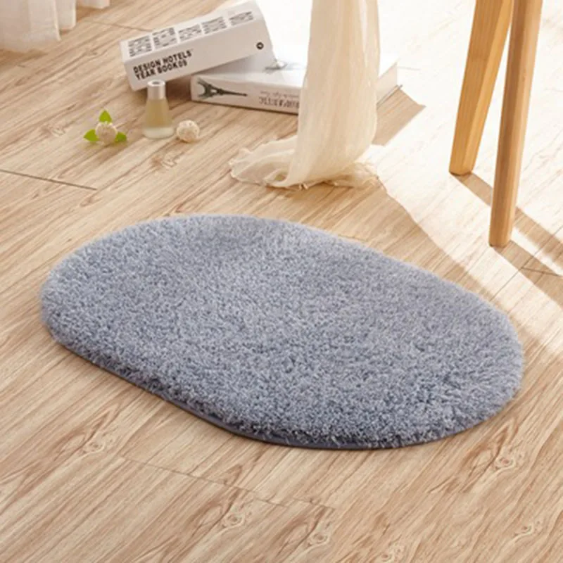 Gray Горячая 40*60 см Ванная Комната Коврики Скольжению Коврики Ватки Коралла Коврик Ковровое покрытие Водопоглощение Коврики новое Поступление коврик для ванной С2 - Цвет: Gray