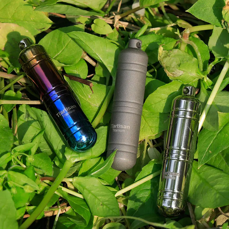 Ti artisan Титан портативный герметичный чехол для таблеток контейнер водонепроницаемый контейнер для хранения на открытом воздухе кемпинг 3 цвета на выбор
