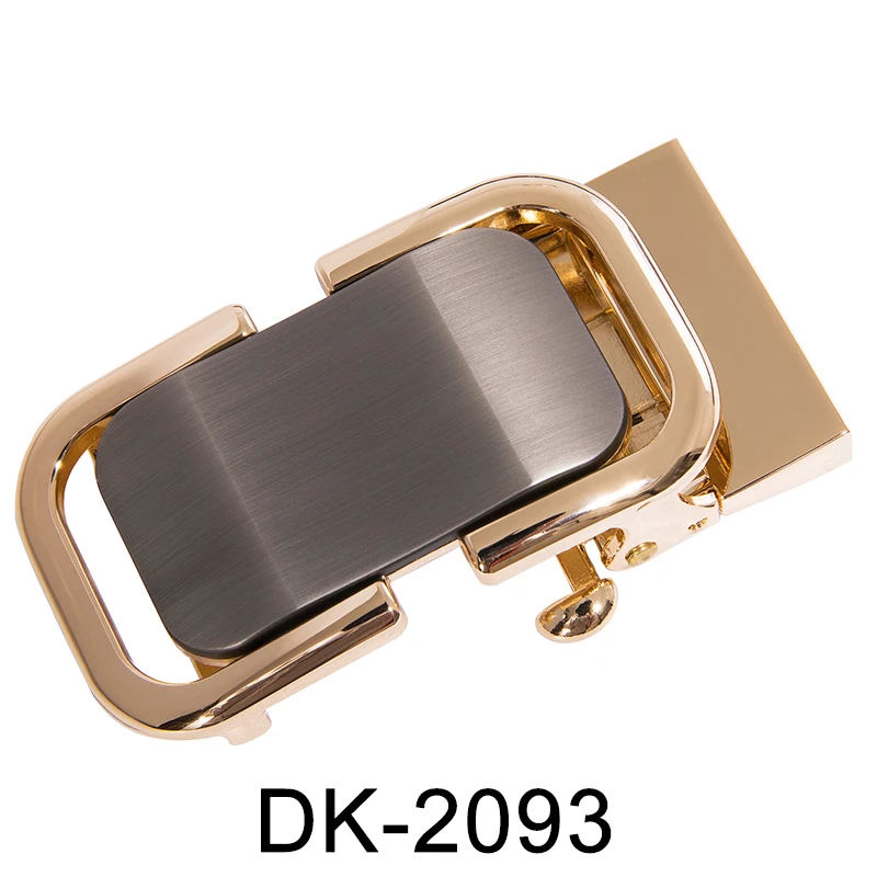 DK-2094 Бренд DiBanGu, мужской ремень с пряжками для мужчин, кожаный ремень, автоматические пряжки без ремня, деловой сплав, Золотой ремень, пряжка, Heaad - Цвет: DK-2094