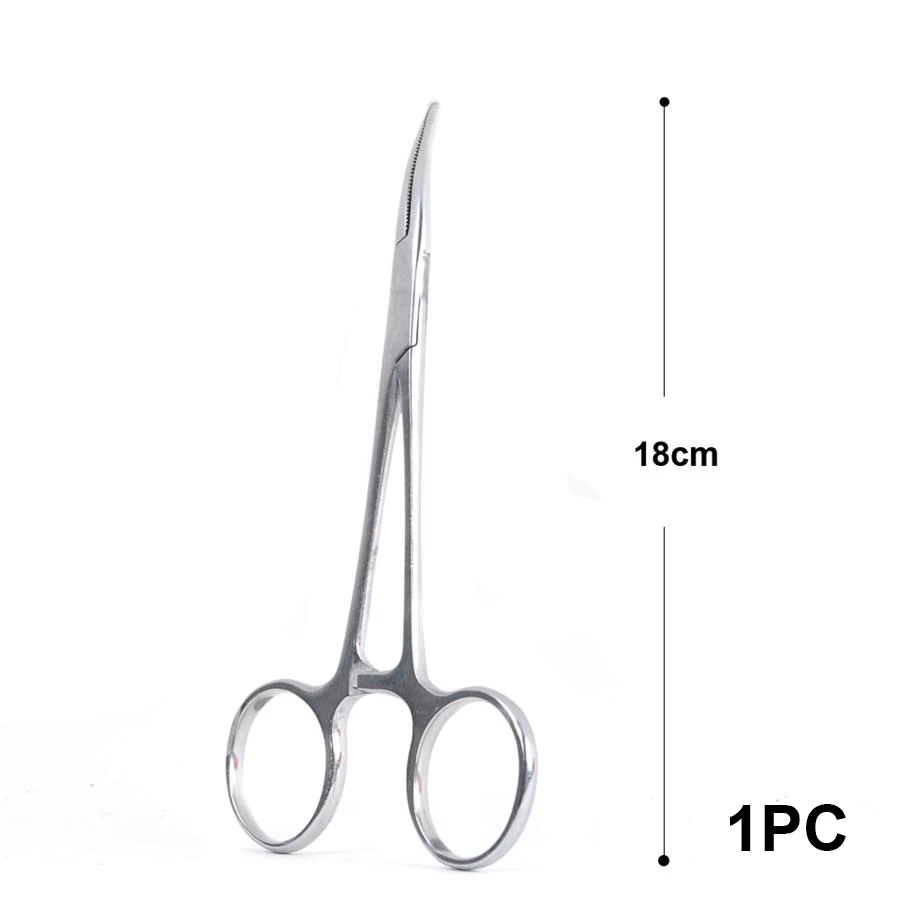 18cm 1pc Maximumcatch DE016 12 см/14 см/16 см рыболовные щипцы рыболовные аксессуары изогнутые гемостаты - Цвет: 18cm 1pc