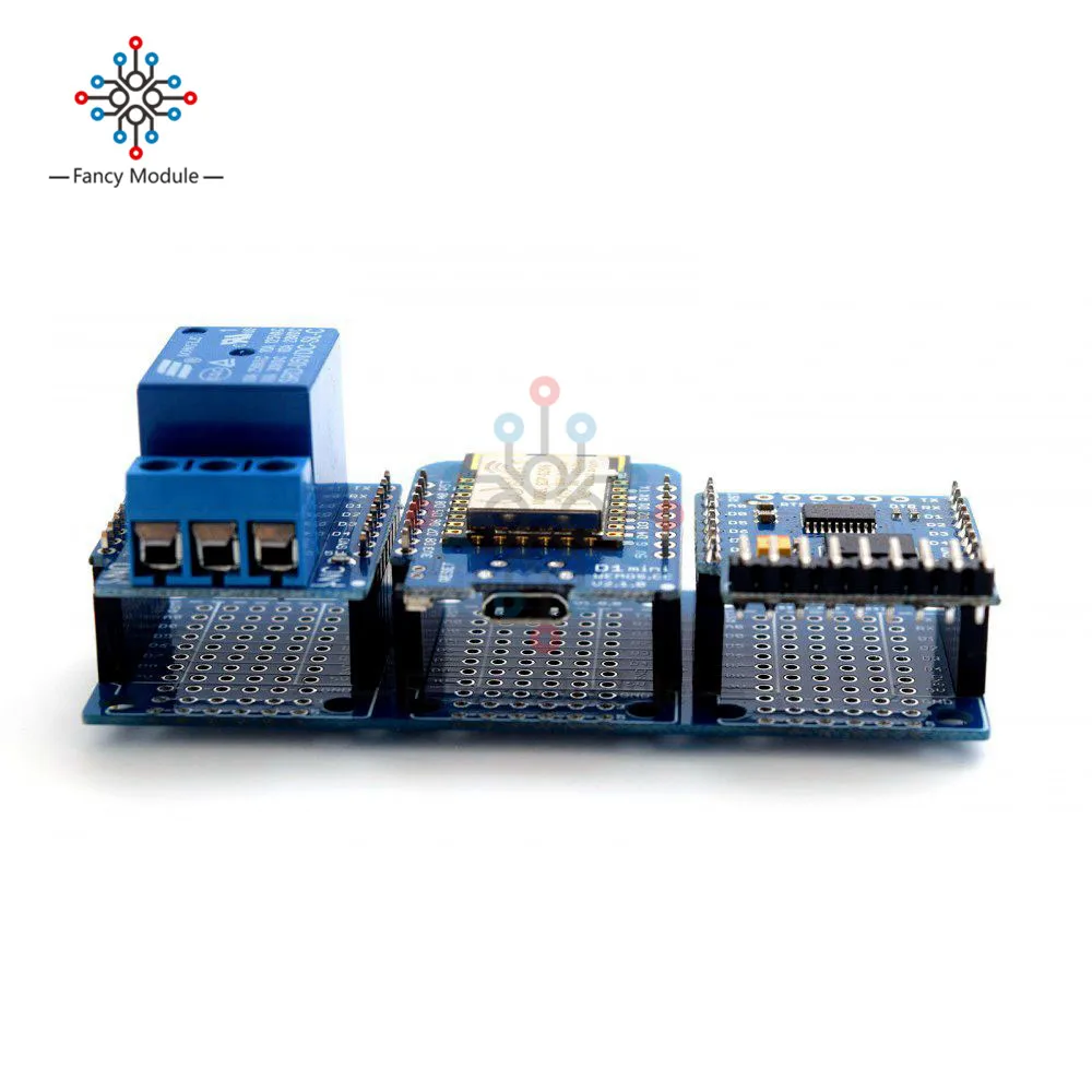 Двухсторонняя Плата расширения Tripler Base V1.0.0 Shield для WeMos D1 Mini ESP8266 Arduino | Инструменты