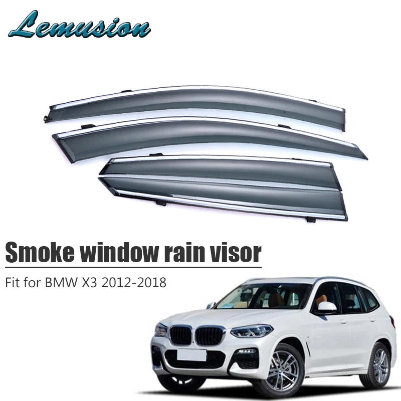 Высокое качество 4 шт. дымчатое окно дождевик для BMW X3 2012 2013 2014 2015 2016 2017 2018