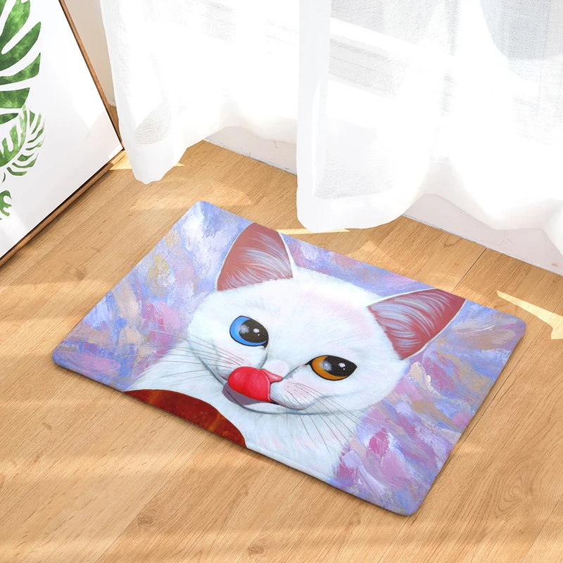 Новинка 2017 домашний декор Мультяшные котики животные необскользящие кухонные