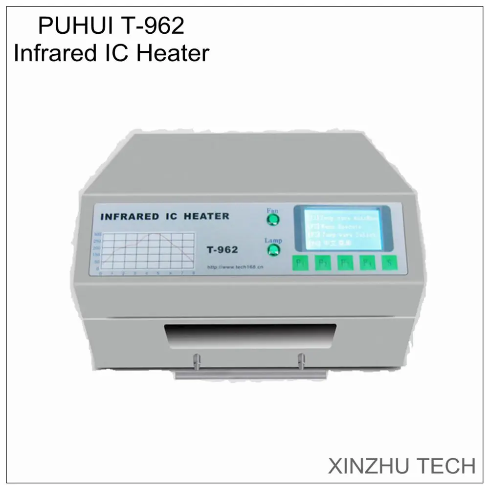 PUHUI T-962 инфракрасный IC НАГРЕВАТЕЛЬ T962 волновой печь паяльная BGA SMD SMT паяльная станция T-962