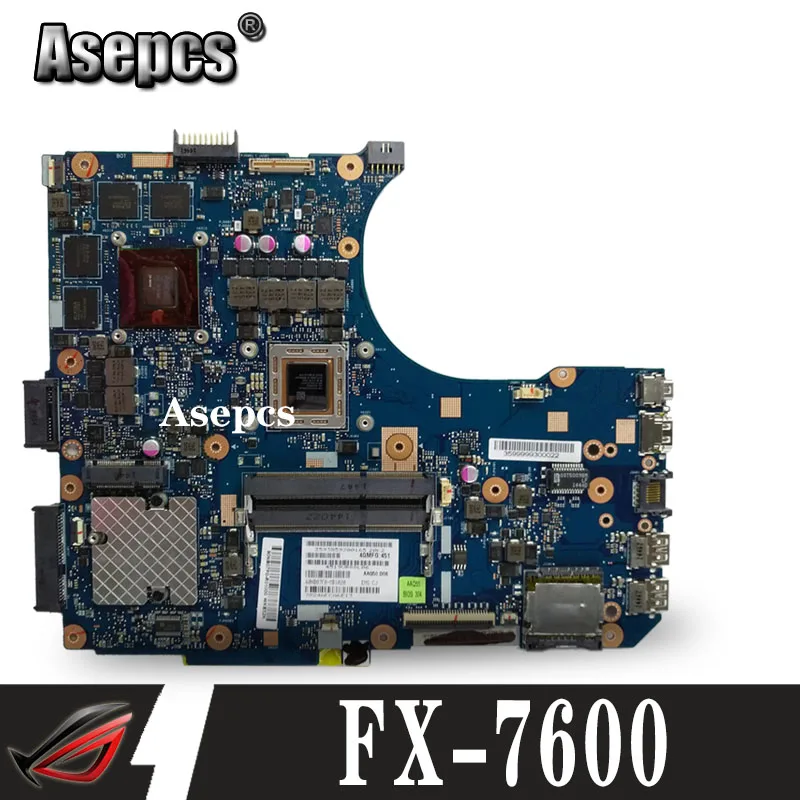 N551ZU FX 7600 материнская плата для процессора REV 2 0 For Asus N551Z ноутбука | Материнские платы -32995051073