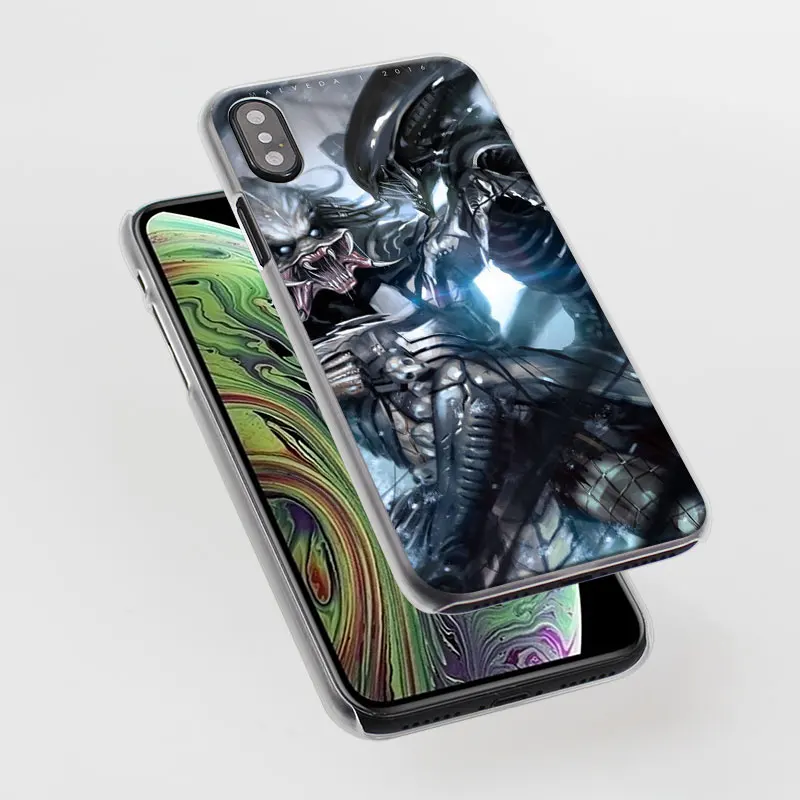 Alien vs Predator Phone Case for Apple iPhone X XR 7 8 Plus 6 6s Plus XS MAX SE 11 Pro Max Phone Case Coque