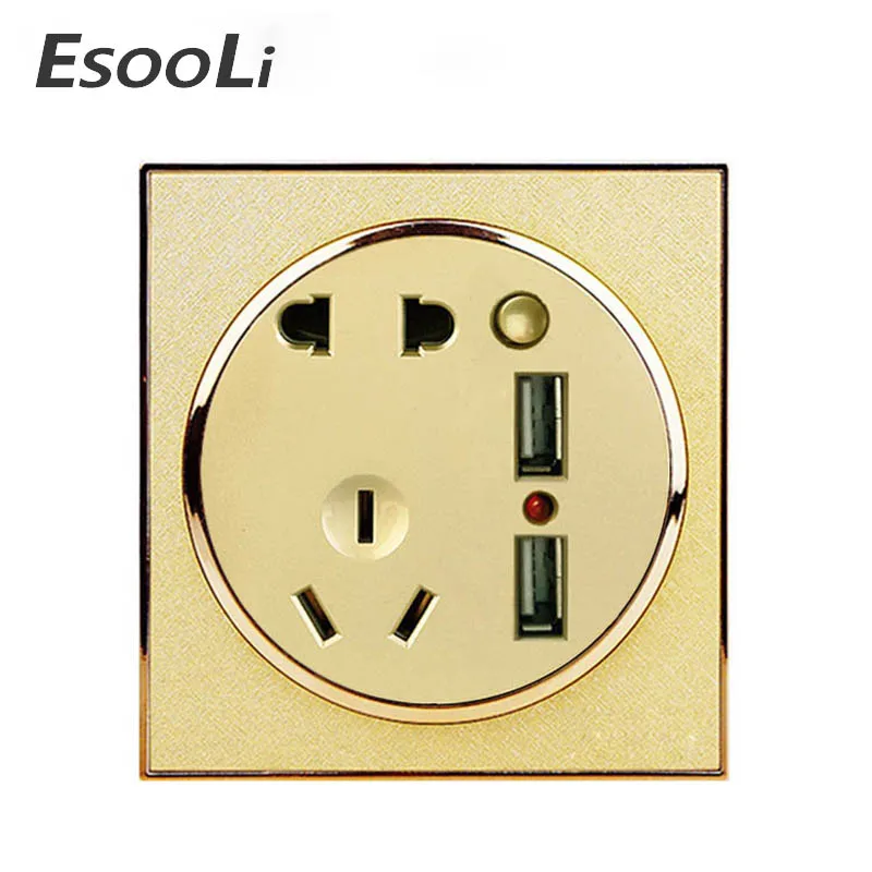 EsooLi зеркальная люстра с кругами переключатель настенный выключатель AC 110 ~ 250 V