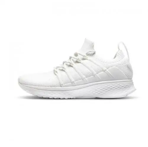 White Size 43 Новые кроссовки Xiaomi Mijia 2, беговые кроссовки Fishbone Lock, дизайн Uni-Moulding Techinique, эластичный вязаный вамп, без смарт-чипа - Цвет: White Size 43