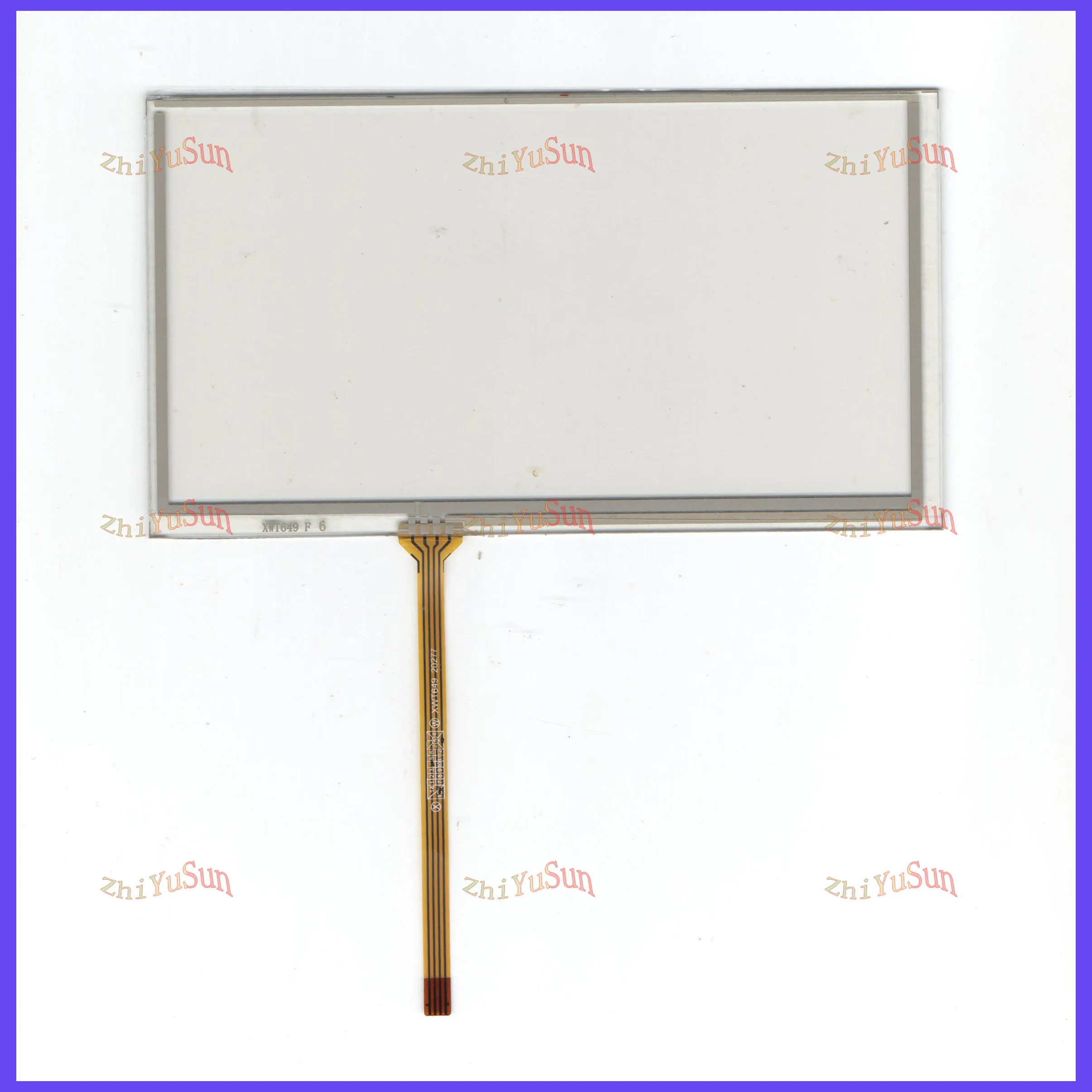 

ZhiYuSun for FIAT BRAVO 2010 this is compatible Touch Screen sensor panel 4 wire resistive touchpad compatible for redio