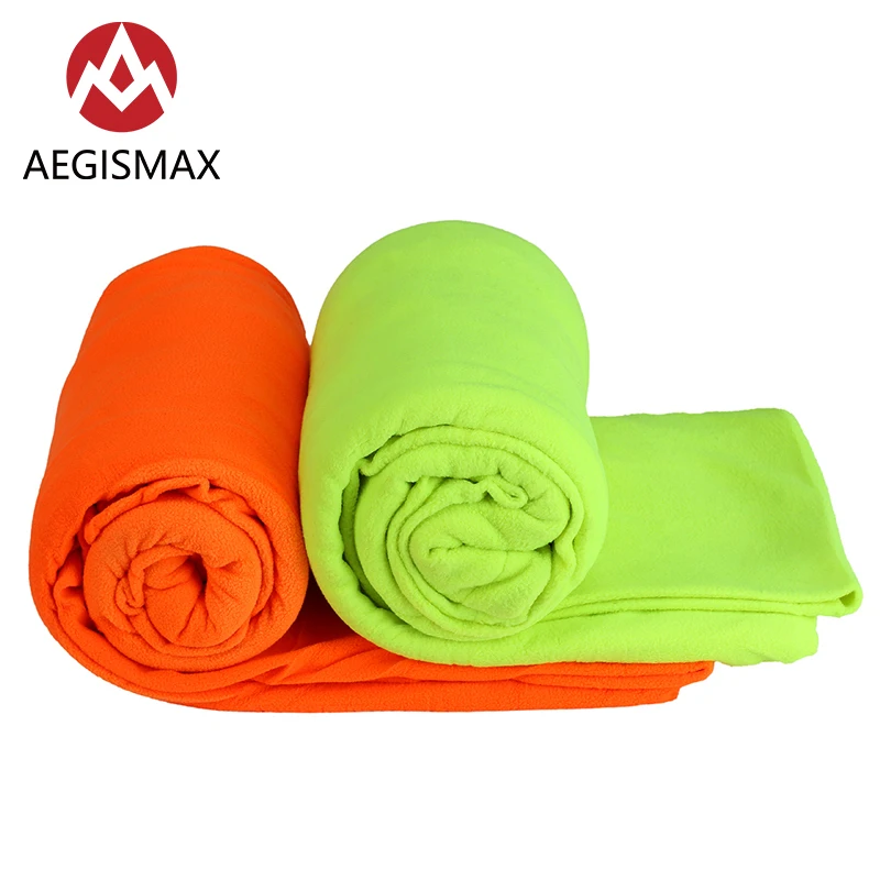 

AEGISMAX Ultralight Outdoor Camping Envelope Type Travel Liner Isolation Dirty Sleeping Bag Portable Fleece Sleeping Bag