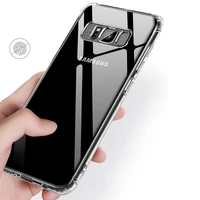 transparent case for samsung galaxy s9 plus s8 s7 edge cases clear soft tpu cover note 8 9 phone case anti knock silicone thin