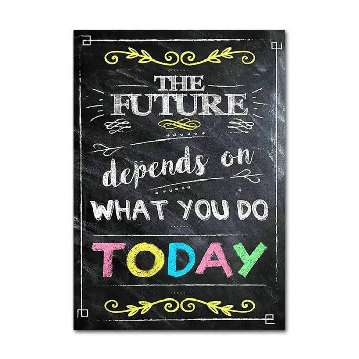 Newly Motivational Classroom Wall Posters Inspirational Quotes for Students Teacher Classroom Decorations TE889