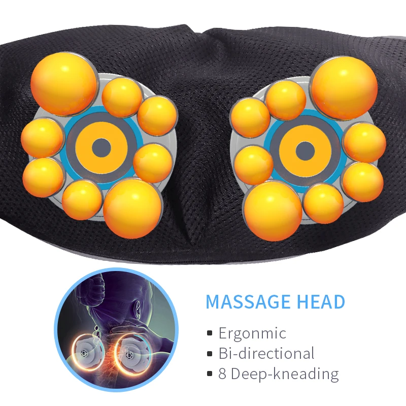 JinKaiRui U Shape Shiatsu Электрический массажер симулятор для пресса Массажная подушка