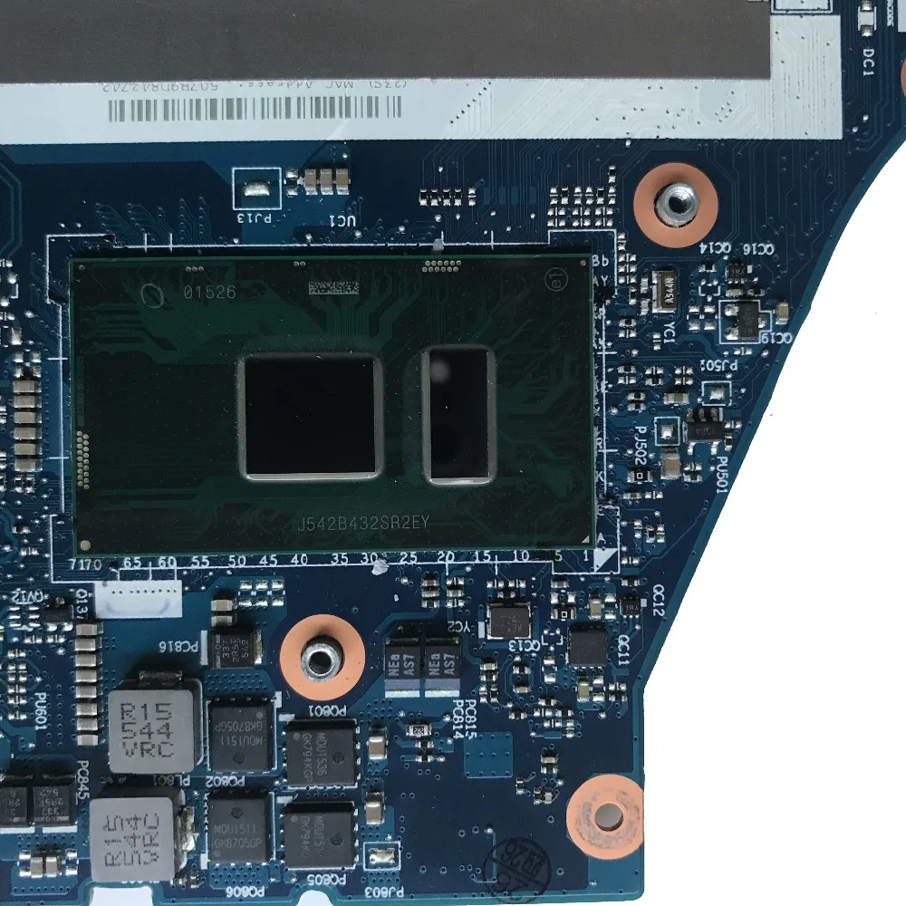 SZWXZY Excellent For Lenovo Yoga 700-14ISK Laptop Motherboard 5B20K41654 SR2EY I5-6200U DDR3 BYG43 NM-A601 100% Working | Компьютеры и