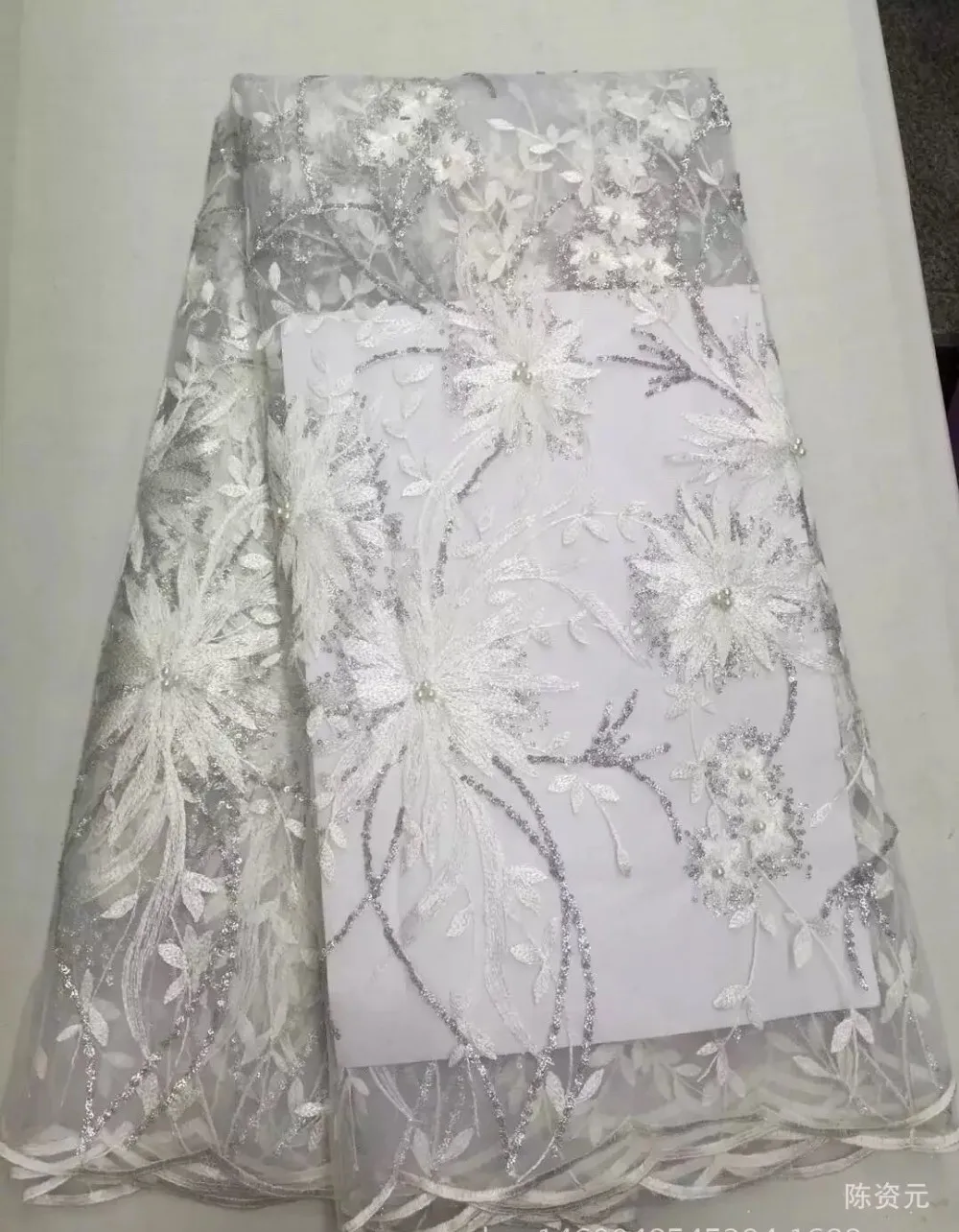 2017 мода французский Стразы Кружево Ткань Renda Высокое качество Африканский тюль