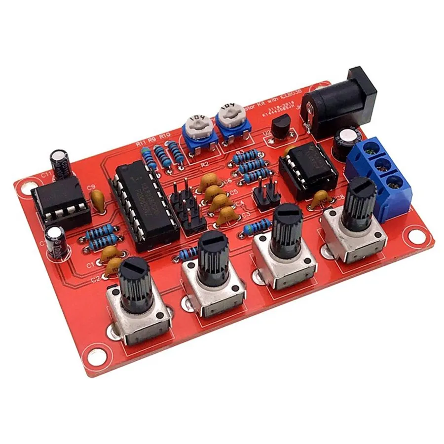 ICL8038 DC 12V 5 HZ-400 KHZ функция генератор сигналов DIY Kit синусоидальный треугольник квадратной пилообразной волны выход