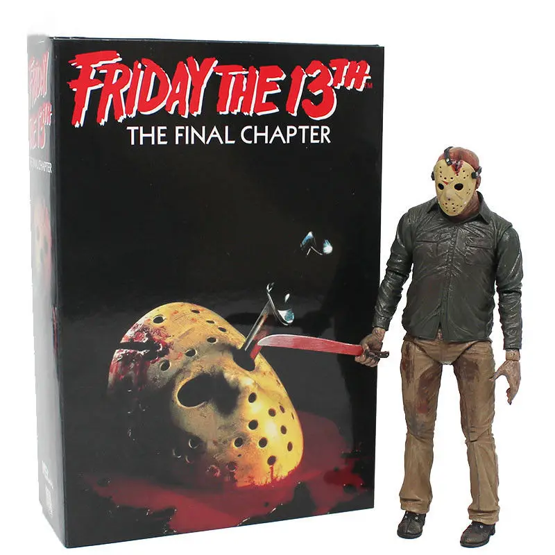 NECA пятница 13th PVC Фигурки Игрушка заключительная глава Джейсон Вурхиз фигурку