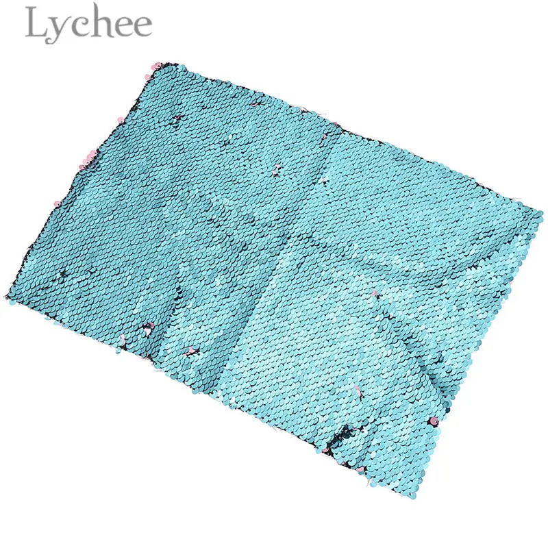 1 Lychee Life 29x21 см A4 двухсторонняя блестящая ткань высокого качества полиэстер швейная синтетическая ткань сделай сам для сумок одежды - Цвет: 1