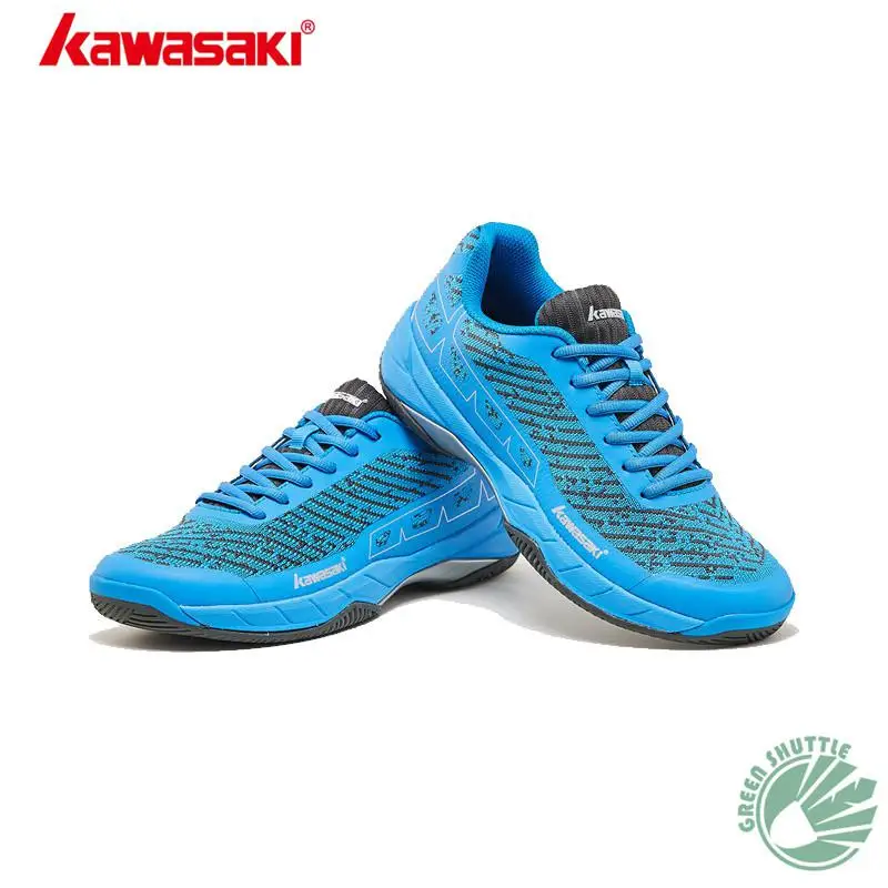 K-353-Blue Новые кроссовки для бадминтона Kawasaki Xuanfeng серии K-159 для мужчин и женщин PU эластомеры бадминтон спорт обувь - Цвет: K-353-Blue