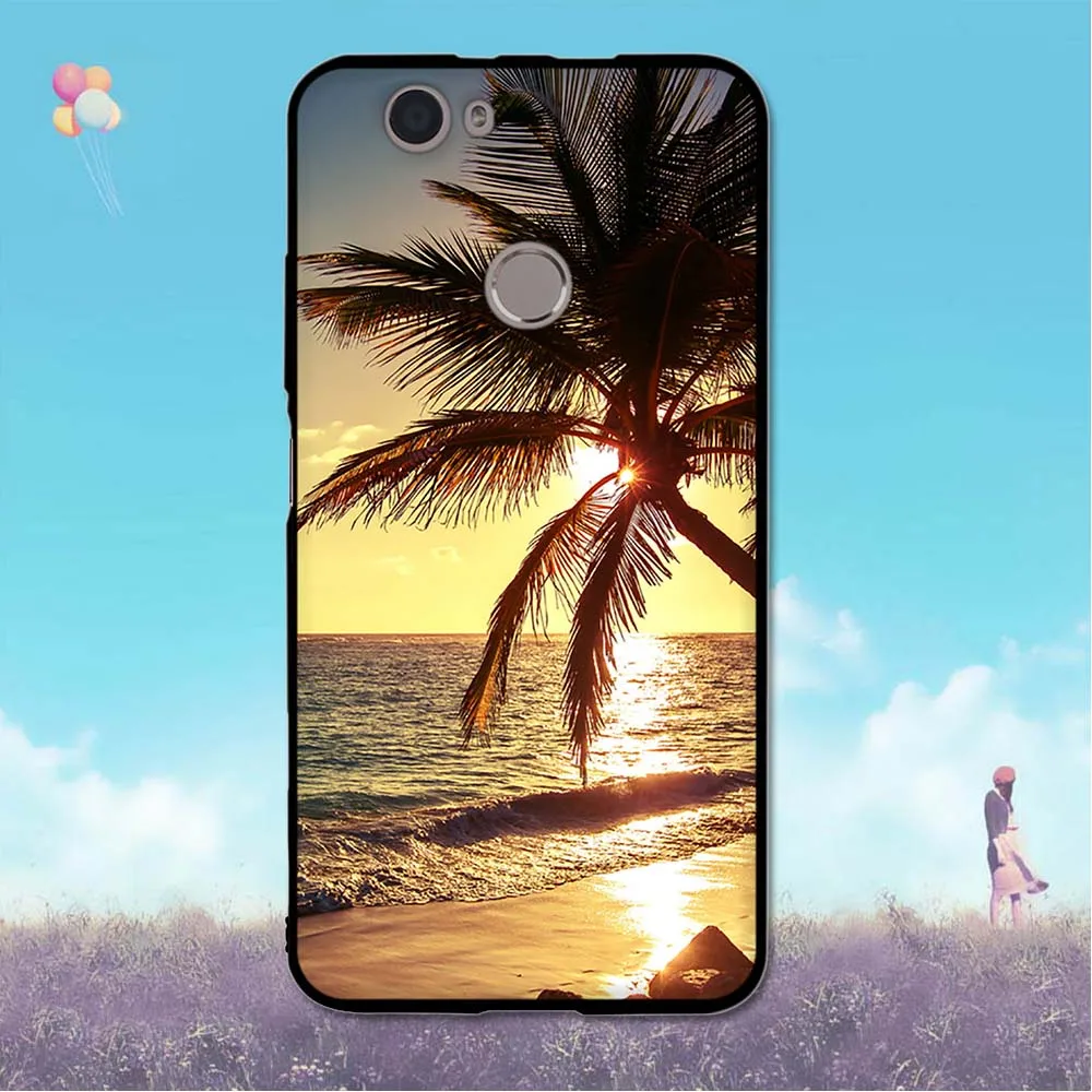 Чехол для huawei nova, чехол для huawei nova, силиконовый чехол из ТПУ, Черный Роскошный чехол для телефона, чехол для huawei nova CAN-L11 5,0, задняя крышка