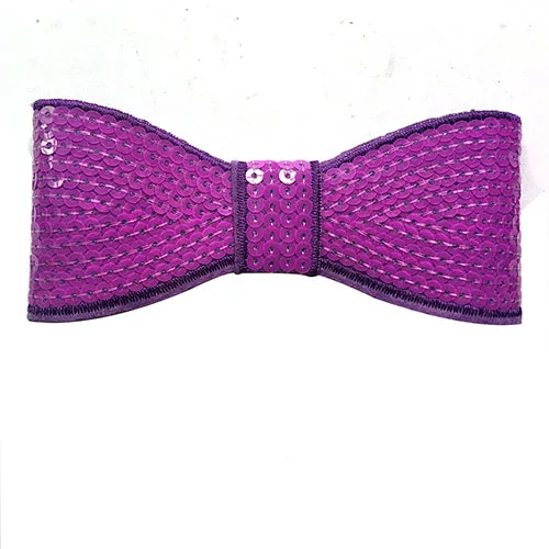 Neon purple 5inch Детские девушки блесток луки с зажимами Малыш Детские праздничные волосы бант зажим для волос Детские бантики зажим для волос аксессуары для волос - Цвет: Neon purple 5inch